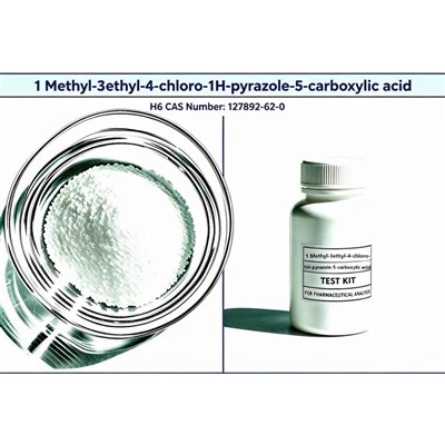 1-metil-3-etil-4-kloro-1H-pirazol-5-karboksilna kislina CAS 127892-62-0
